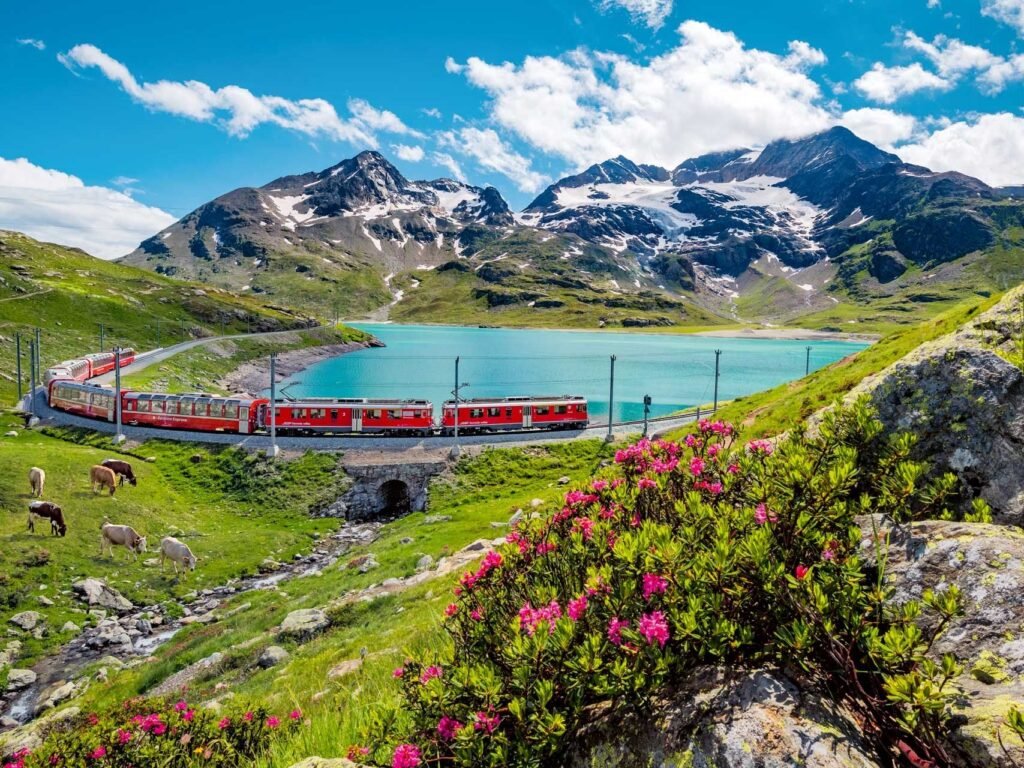 svájci alpi panoráma